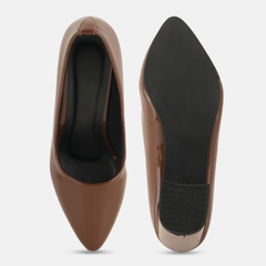SheTop Women Pointed Toe Block Heels Pumps