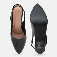 Shetop Women Pointed Toe Kitten Pumps