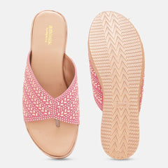 Anouk Women Embellished Wedge Sandals