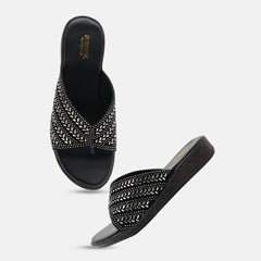 Anouk Women Embellished Flatform Heel Sandals