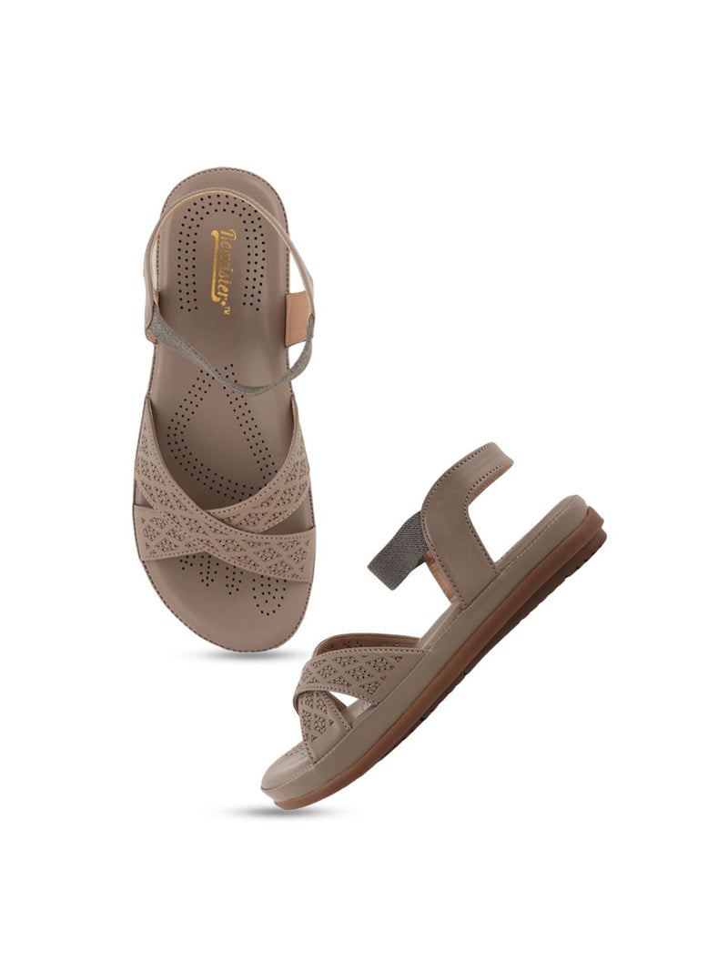 The Roadster Lifestyle Co Women Textured Open Toe Flats