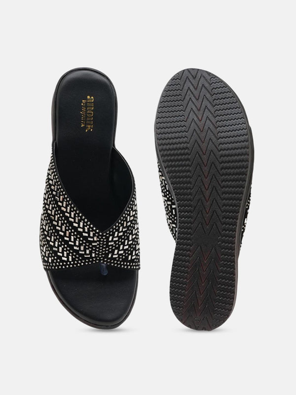 Anouk Women Embellished Flatform Heel Sandals