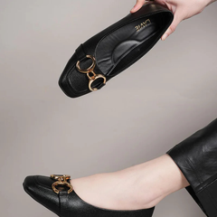 SheTop Women Textured Ballerinas