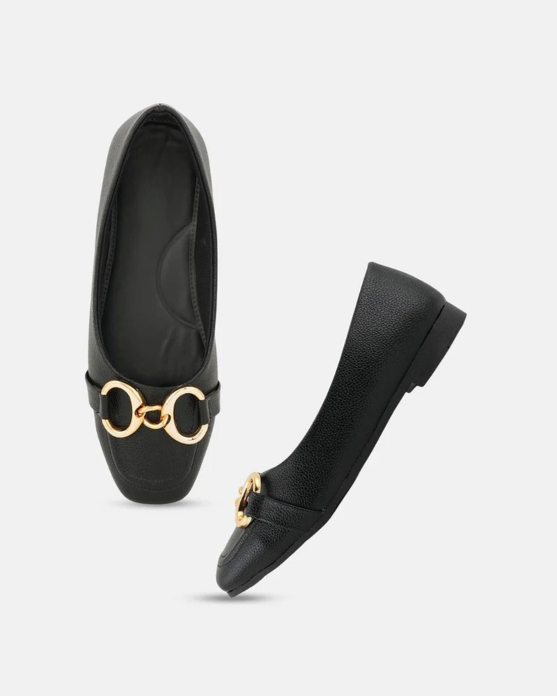 SheTop Women Textured Ballerinas