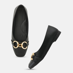 SheTop Women Textured Ballerinas
