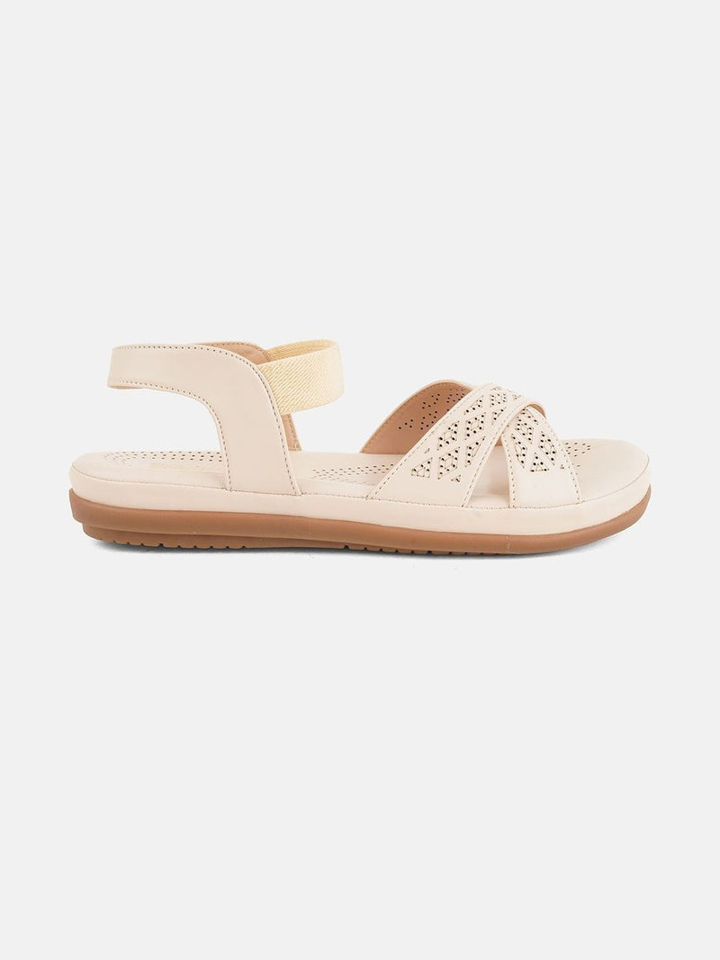 Roadster Women Textured Party Open Toe Flats