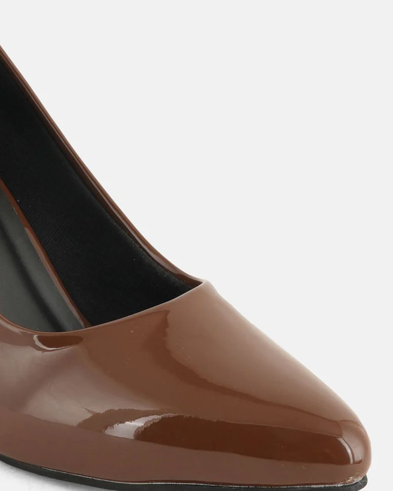SheTop Women Pointed Toe Block Heels Pumps