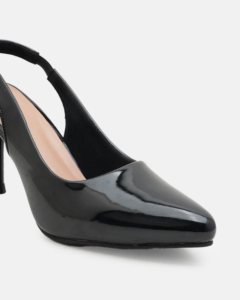 Shetop Women Pointed Toe Kitten Pumps