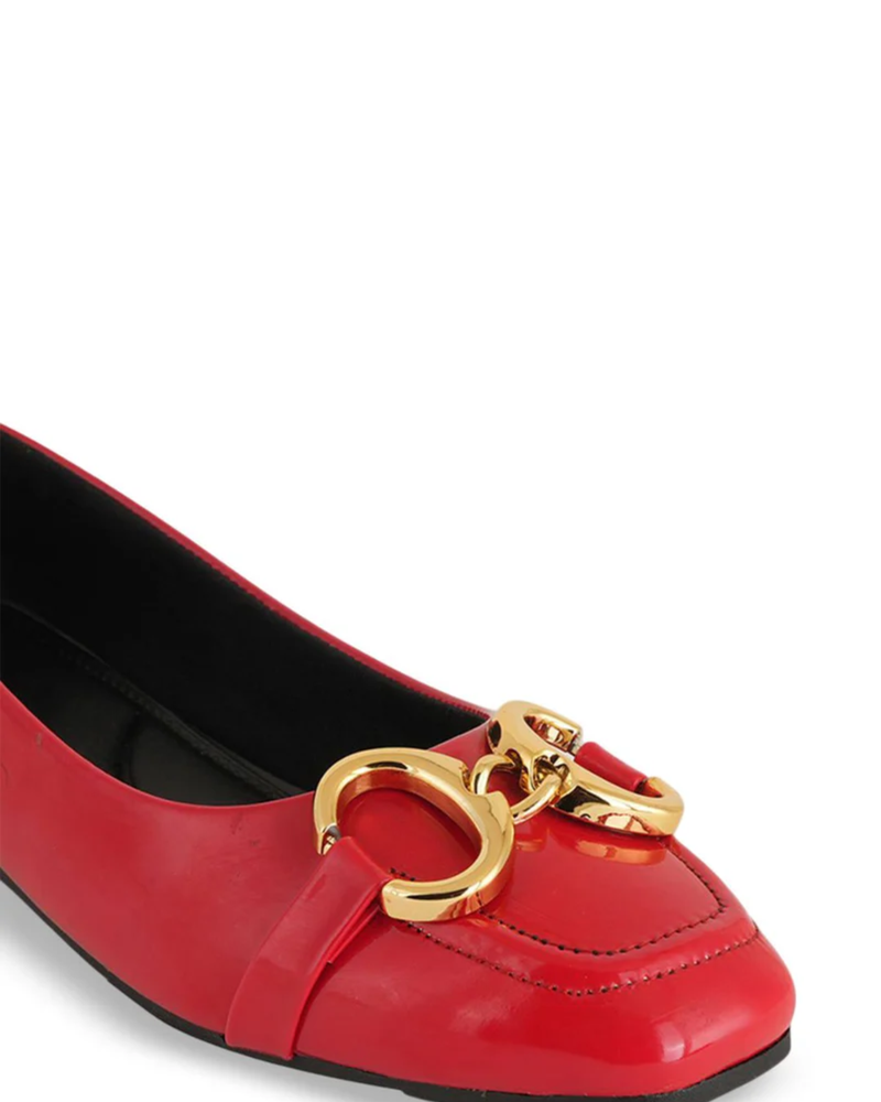 Shetop Women Synthetic Mojaris with Buckles Flats