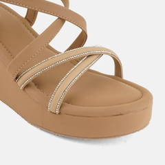 Mast & Harbour Beige Party Heels