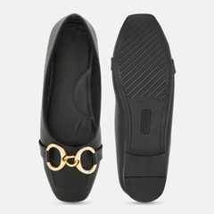 SheTop Women Textured Ballerinas