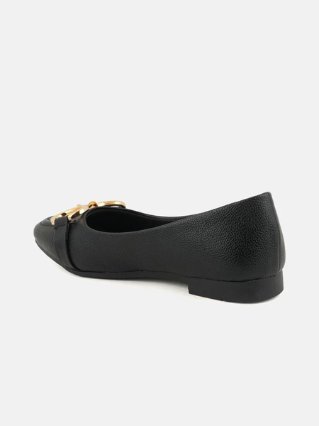 SheTop Women Textured Ballerinas