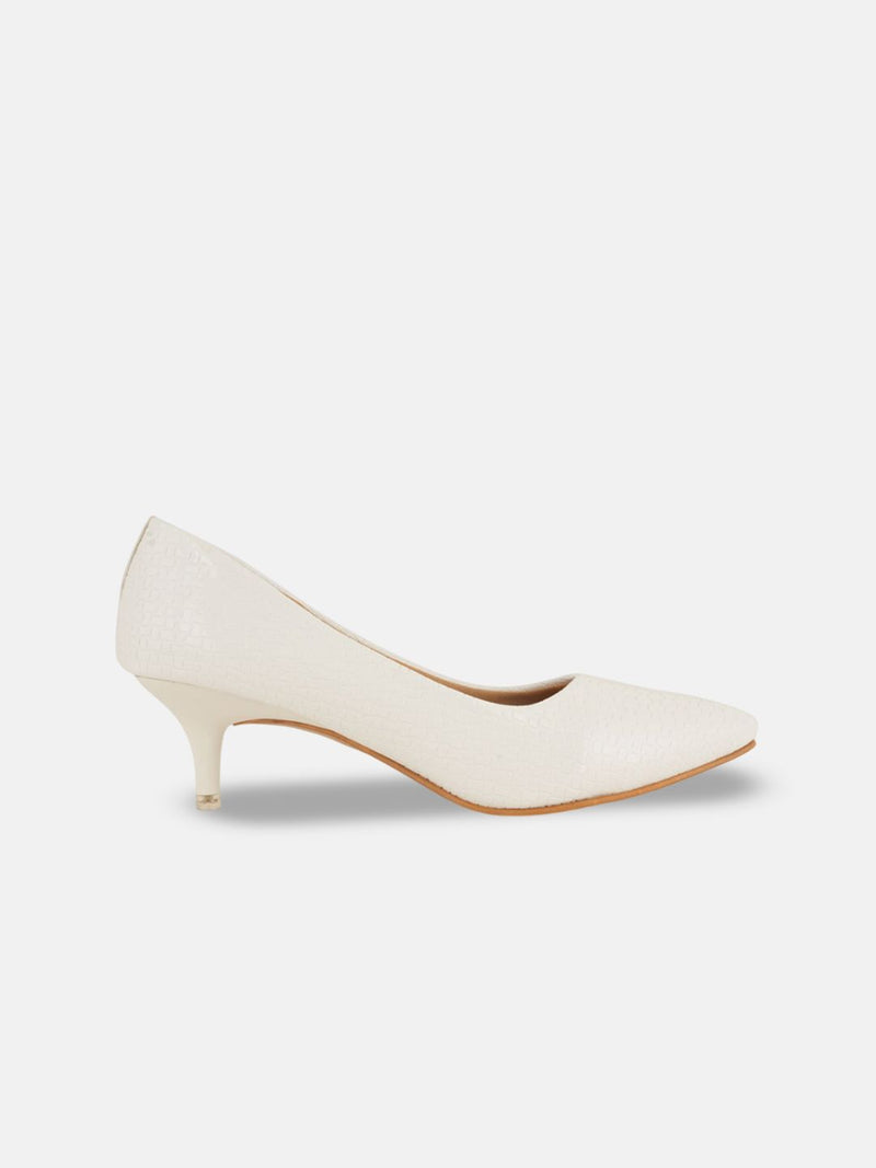 Mast & Harbour Women Pointed Toe Kitten Heel Pumps