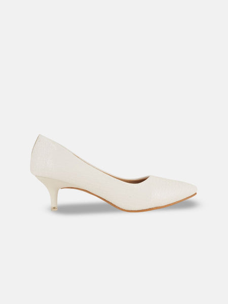 Mast & Harbour Women Pointed Toe Kitten Heel Pumps