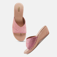 Anouk Women Embellished Party Flatform Sandals
