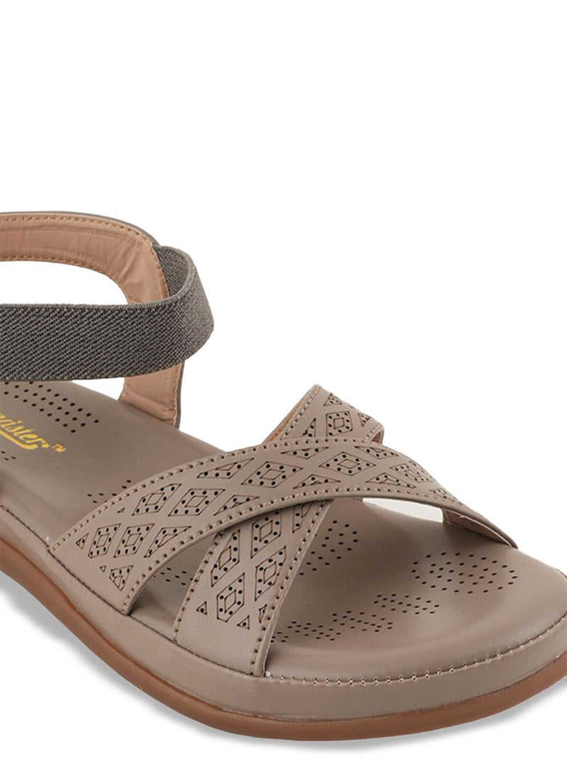 The Roadster Lifestyle Co Women Textured Open Toe Flats
