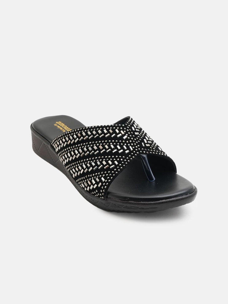 Anouk Women Embellished Flatform Heel Sandals