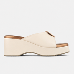 Cream Trending Fashionable Wedges for Women