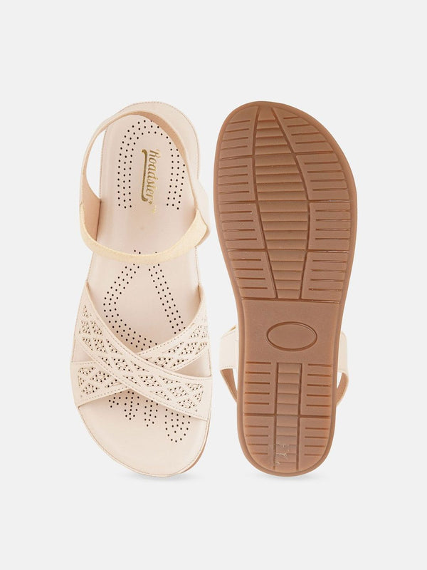 Roadster Women Textured Party Open Toe Flats