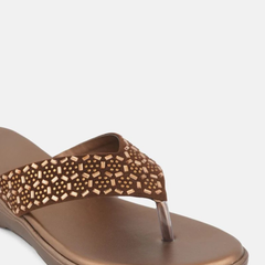 SheTop Embellished Round Toe Heels