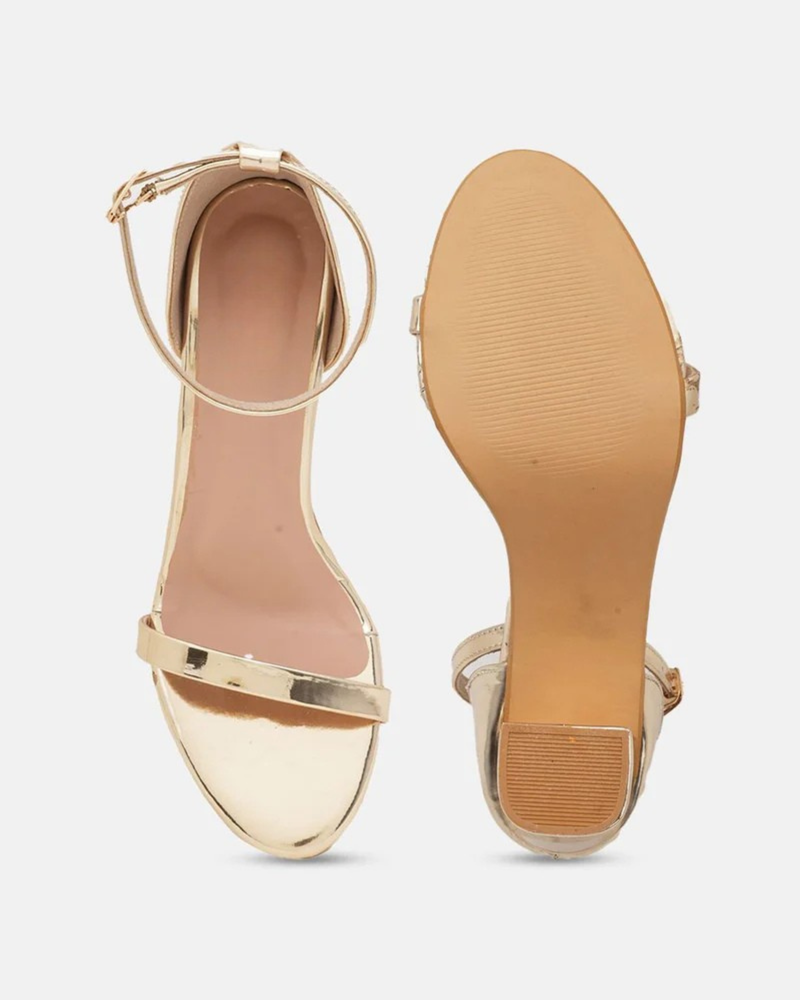 SheTop Women Block Heel Sandals with Buckles