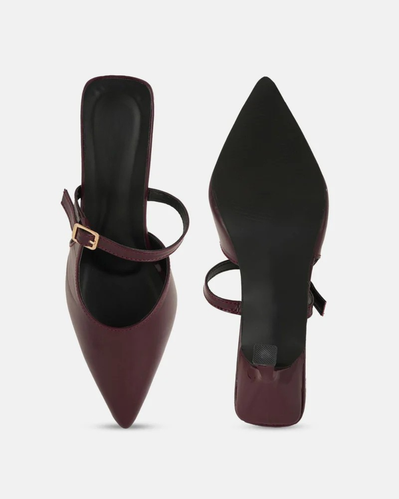 SheTop Women Party Stiletto Sandals With Buckles
