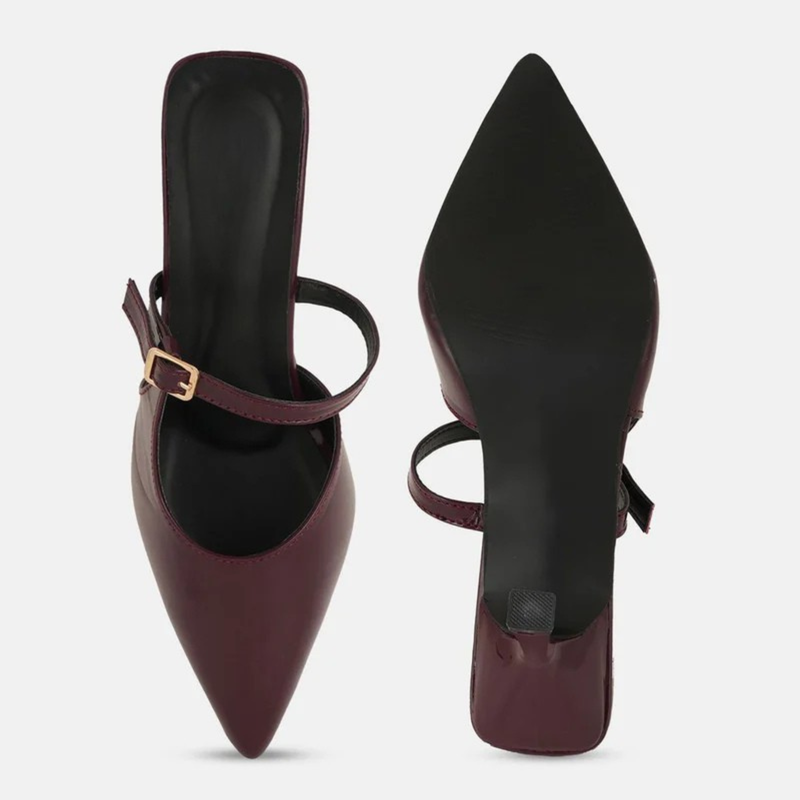 SheTop Women Party Stiletto Sandals With Buckles