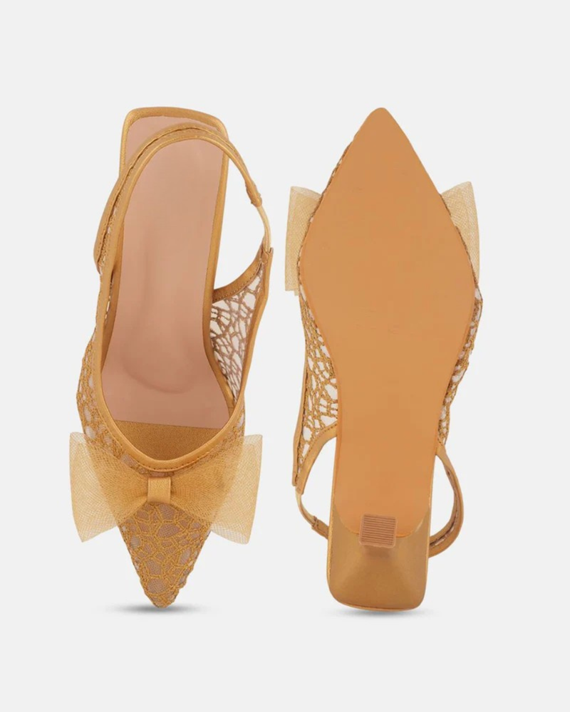 SheTop Women Party Kitten Sandals with Bows