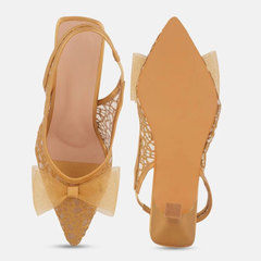 SheTop Women Party Kitten Sandals with Bows