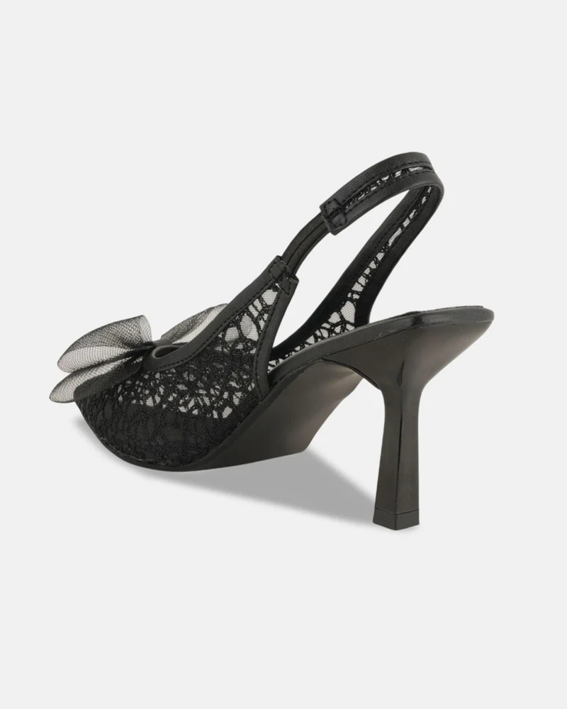 SheTop Women Pointed Toe Kitten Heels with Bows