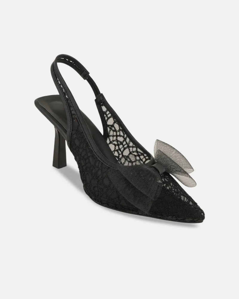 SheTop Women Pointed Toe Kitten Heels with Bows