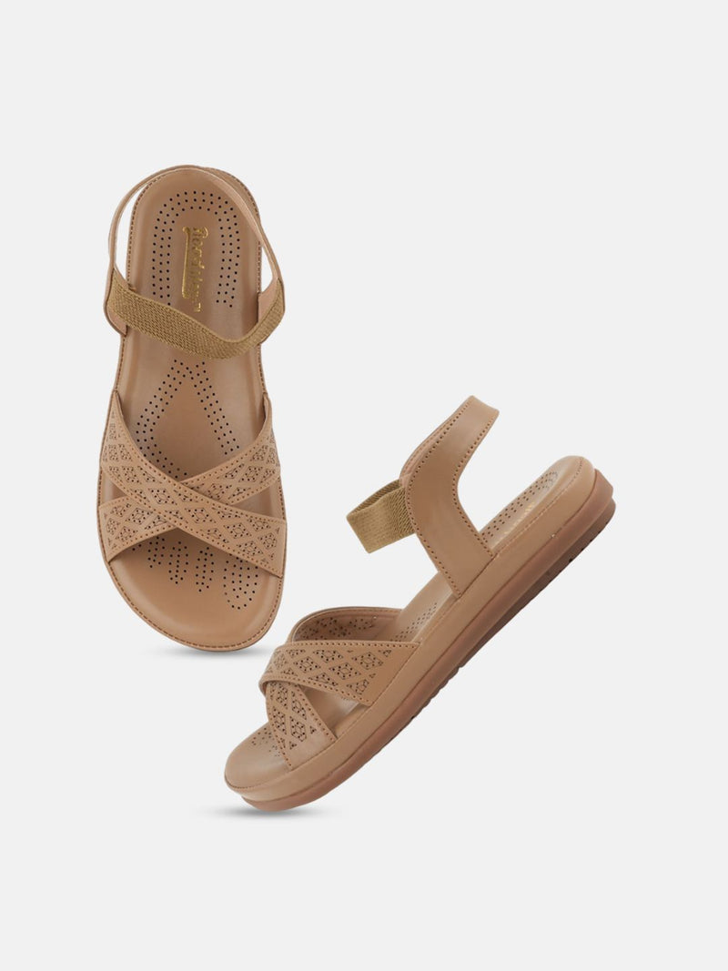 The Roadster Lifestyle Co Women Textured Open Toe Flats