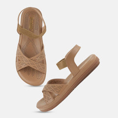 The Roadster Lifestyle Co Women Textured Open Toe Flats