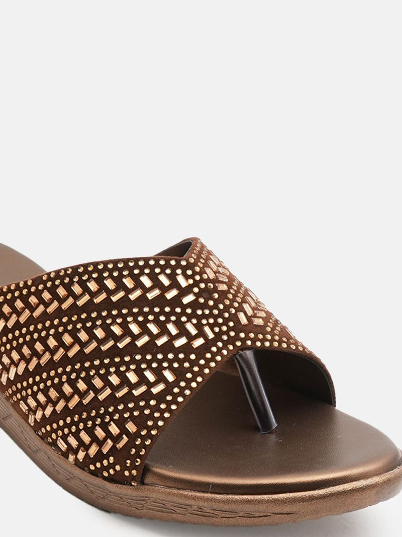 Anouk Women Embellished Party Flatform Sandals