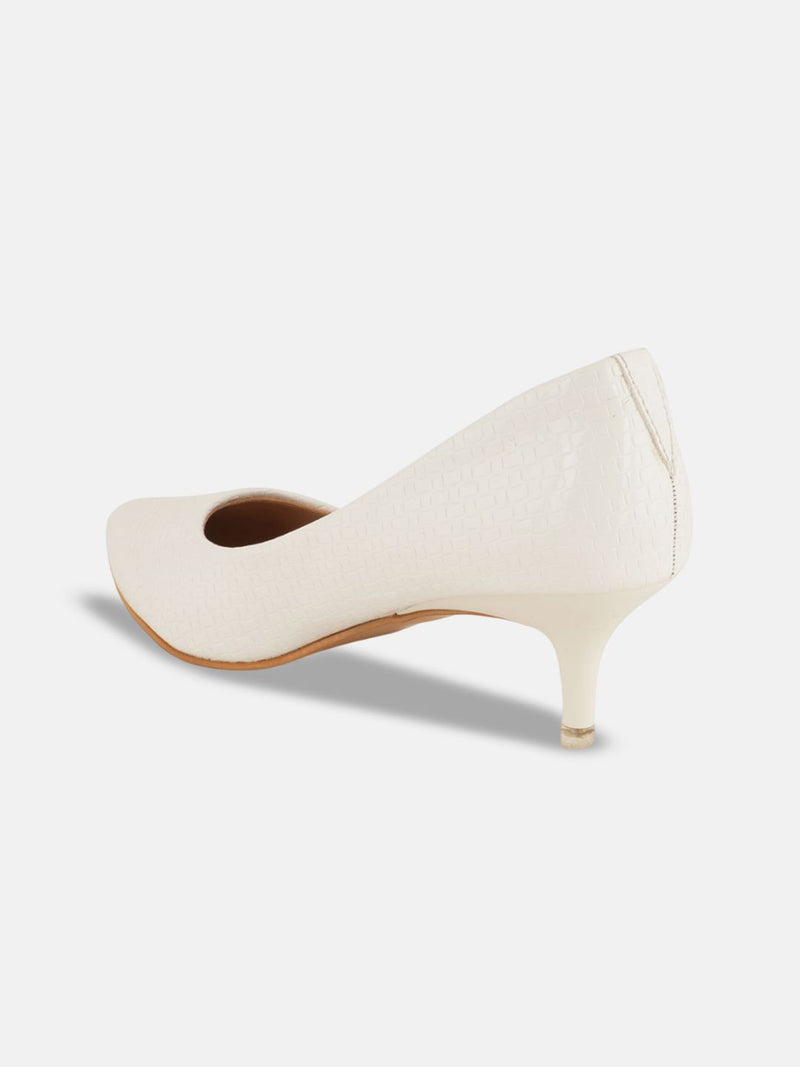 Mast & Harbour Women Pointed Toe Kitten Heel Pumps