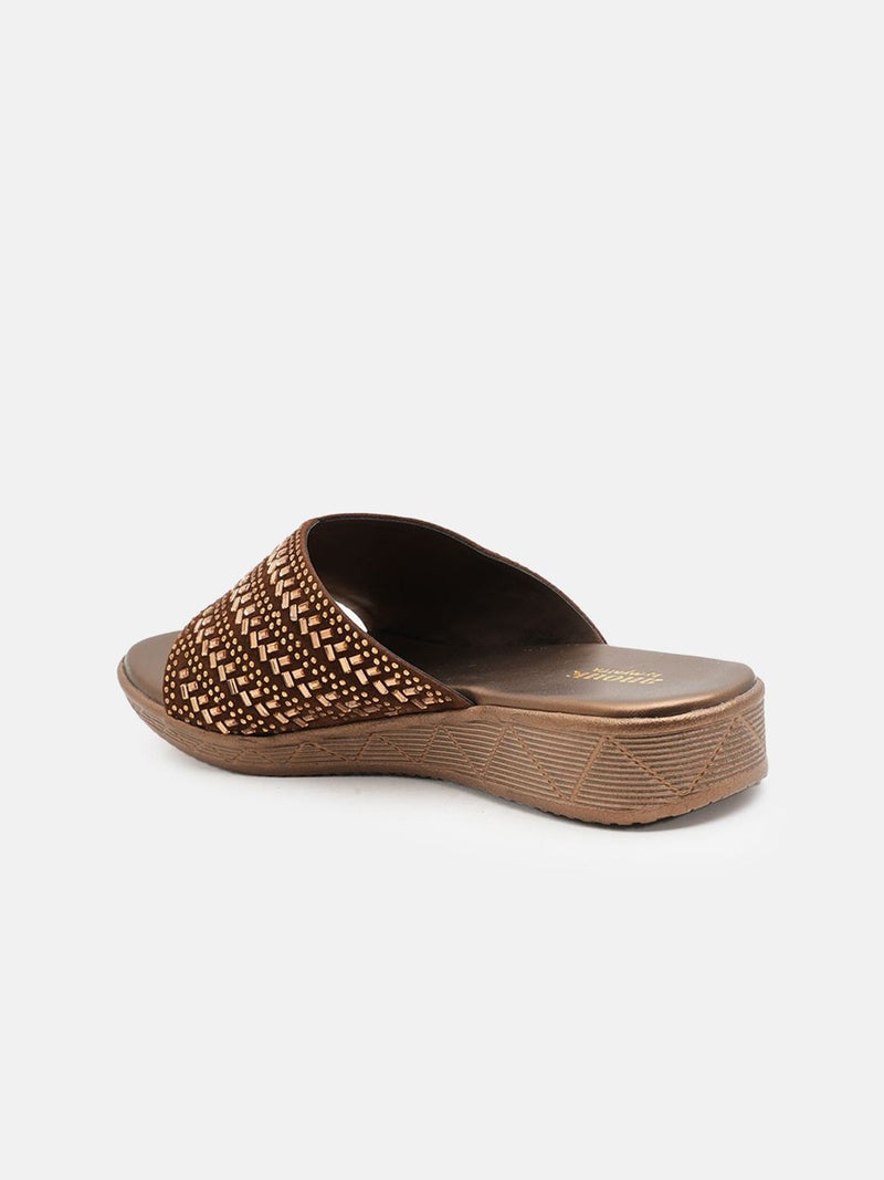 Anouk Women Embellished Party Flatform Sandals