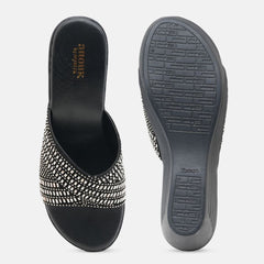 Anouk Women Embellished Party Flatform Sandals