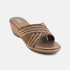 Anouk Women Embellished Flatform Heel Sandals