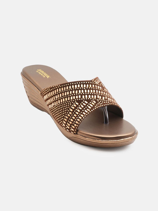 Anouk Women Embellished Flatform Heel Sandals