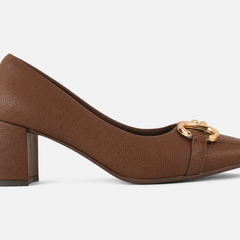 SheTop Brown Party Heels