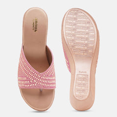 Anouk Women Embellished Party Flatform Sandals