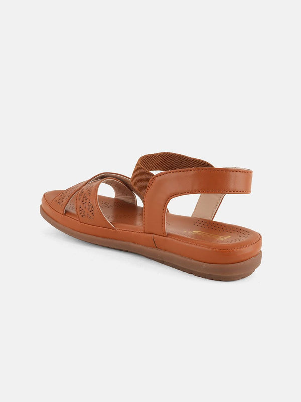 The Roadster Lifestyle Co. Women Textured Open Toe Flats with Laser Cuts