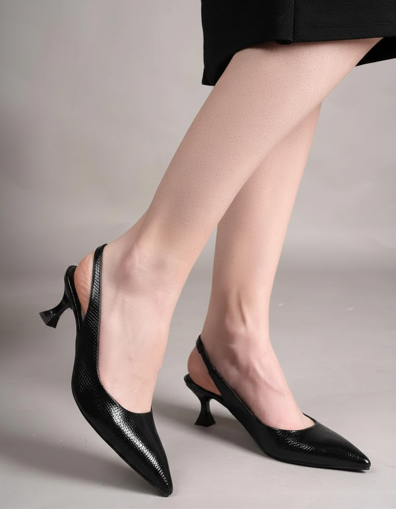 SheTop Black Party Heels