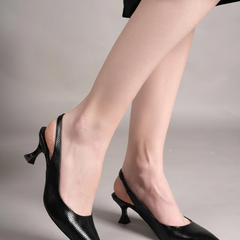 SheTop Black Party Heels