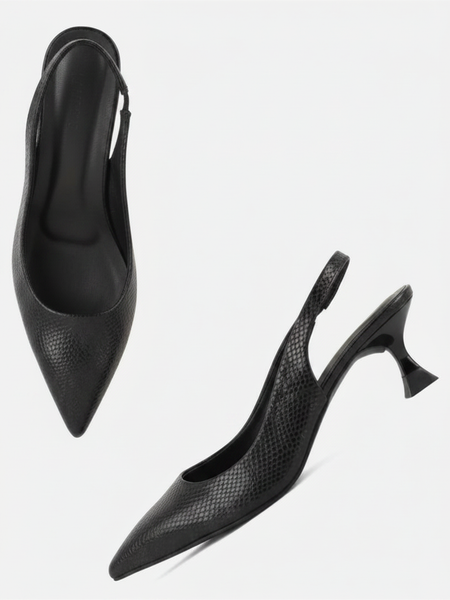 SheTop Black Party Heels