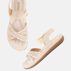 Roadster Women Textured Party Open Toe Flats