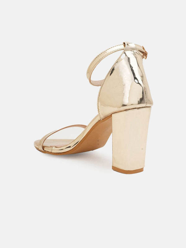 DressBerry Women Block Heel Sandals with Buckles